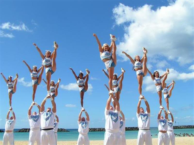 Il Cheerleading è diventato popolare in tutto il mondo.